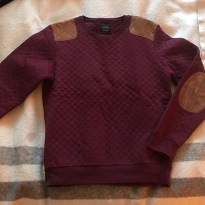 Men’s quilted crewneck (FITS LIKE A SMALL)